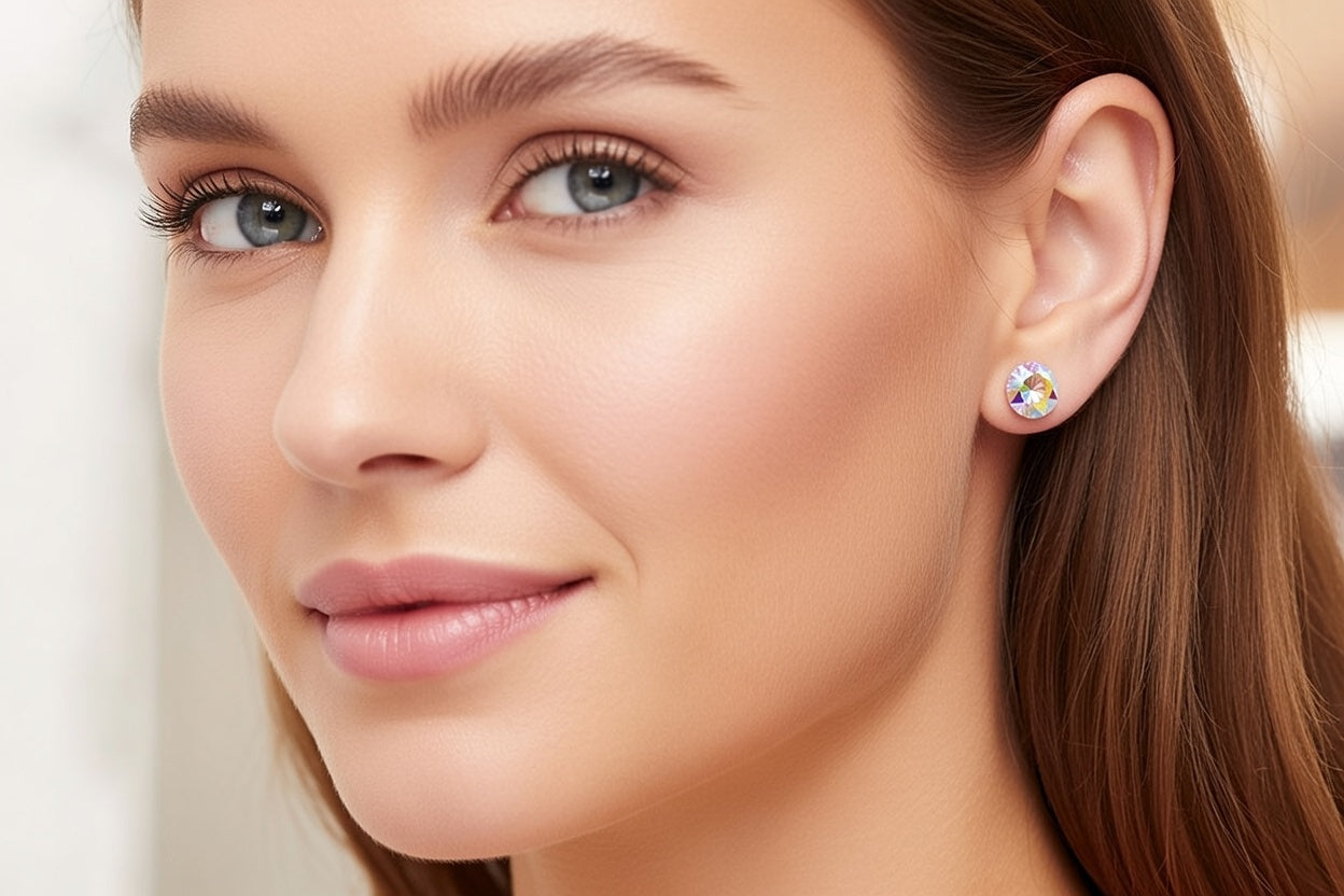 R30000 EARRINGS XIRIUS AB* 6MM SS