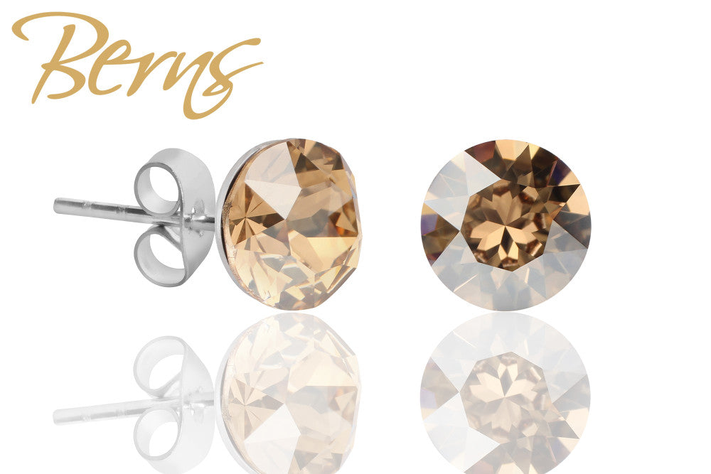 R30008 EARRINGS XIRIUS GSHA 8MM SS