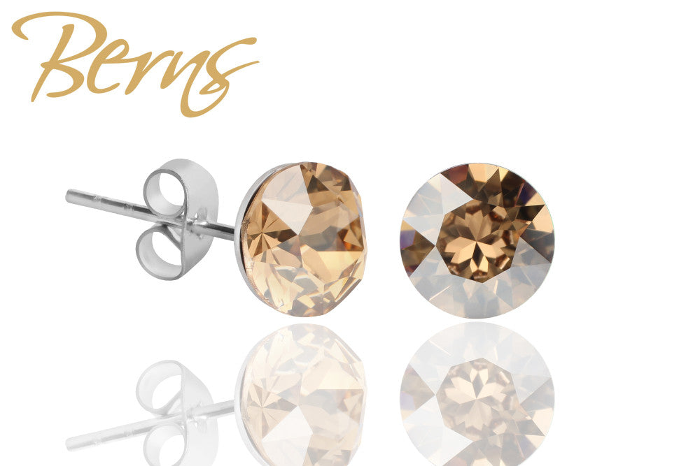 R30013 EARRINGS XIRIUS GSHA 6MM SS