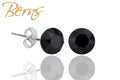 R30015 EARRINGS XIRIUS JET 6MM SS