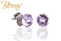 R30020 EARRINGS XIRIUS VIOLET 6MM SS