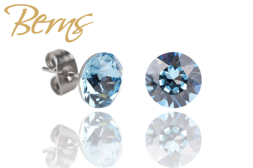 Berns Ohrringe Xirius EARRING  XIRIUS AQUA SS39 8mm