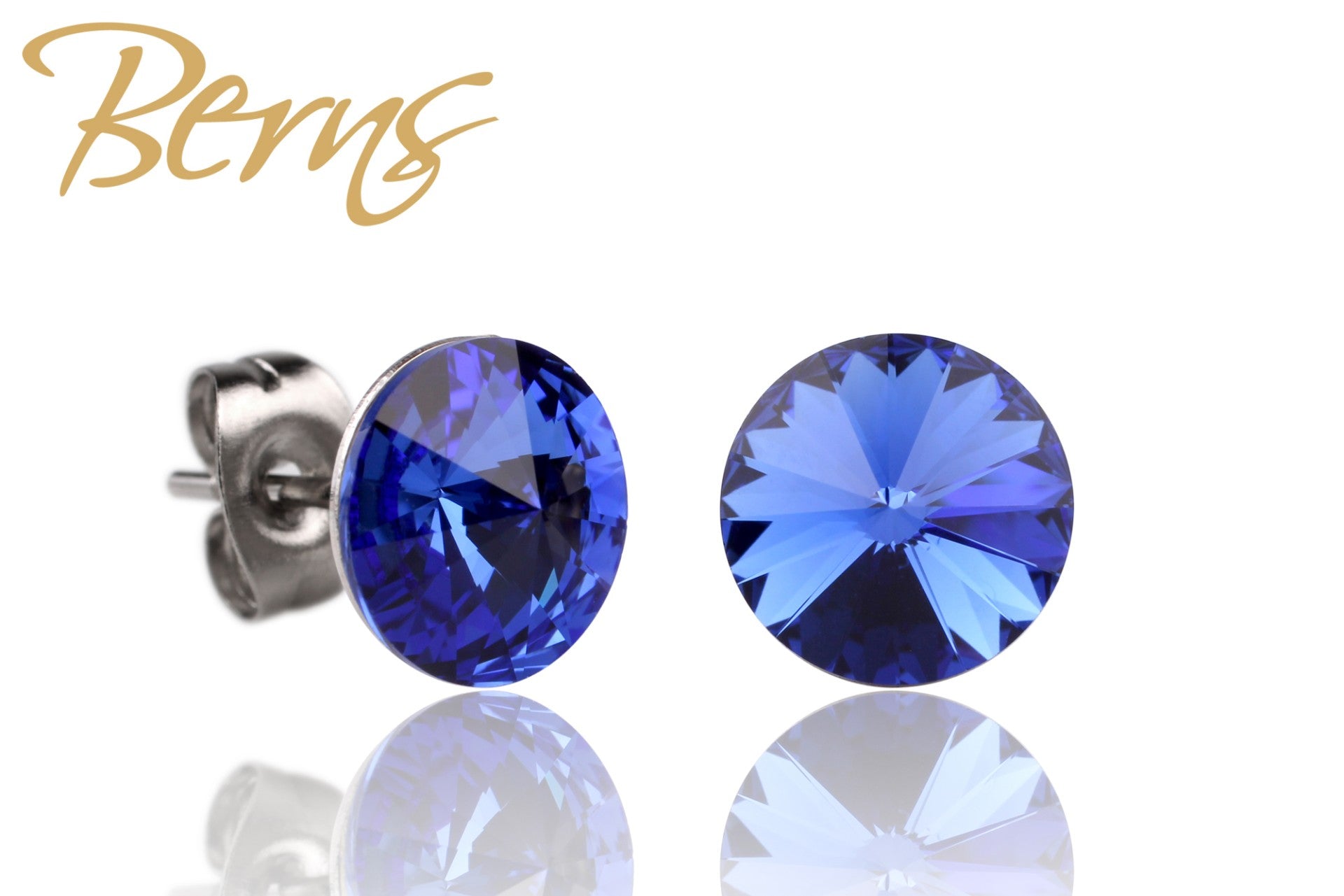 Berns Ohrringe Xirius EARRING  GALAXY SAPP 39 8mm