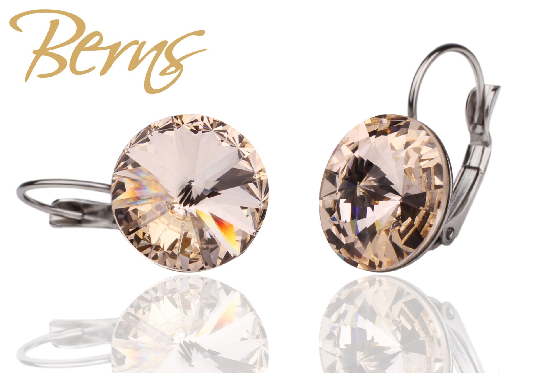 Berns Ohrringe Xirius EARRING  FR. GALAXY SILK 14 14mm