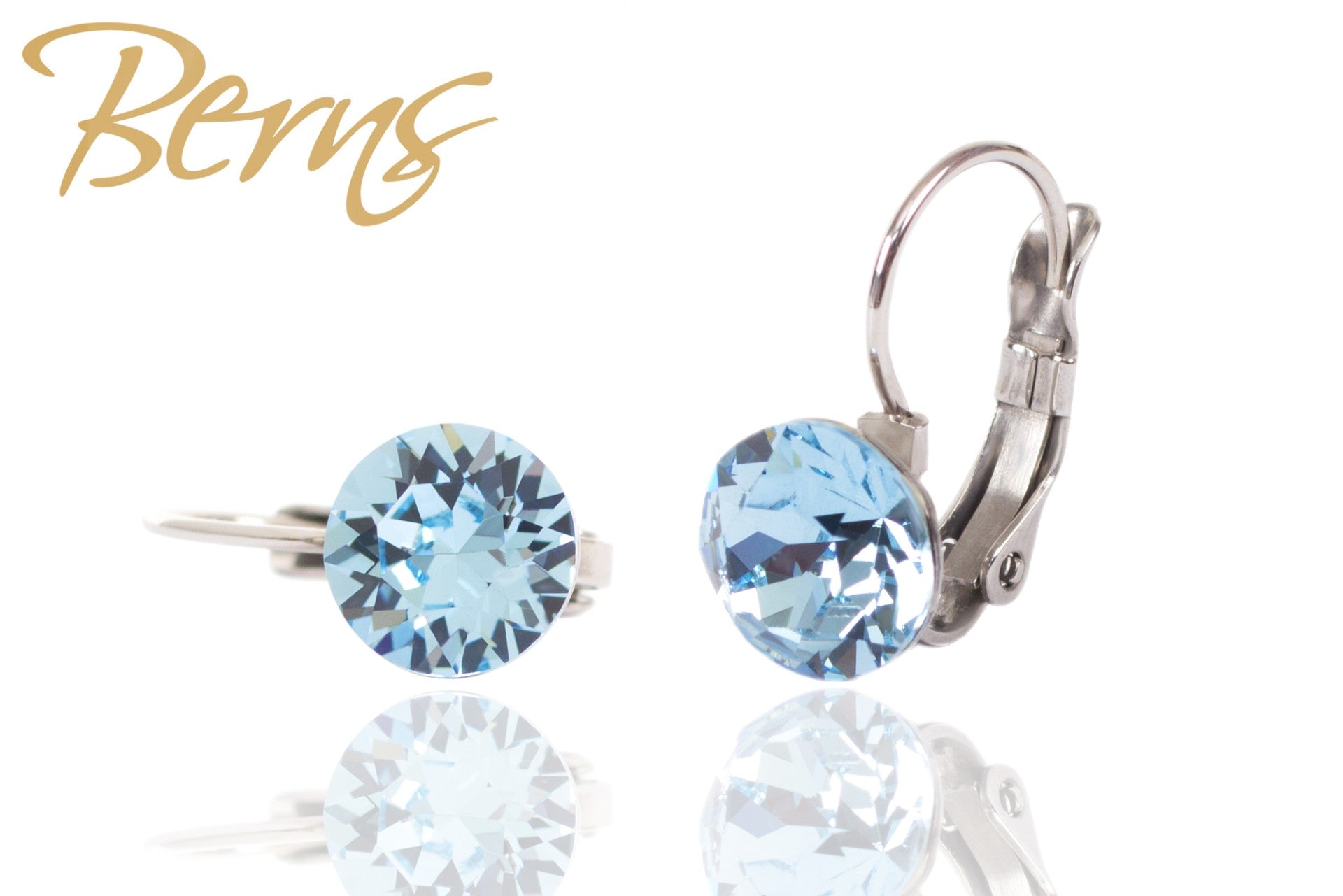 Berns Ohrringe Xirius EARRING  FR. XIRIUS AQUA SS39 8mm