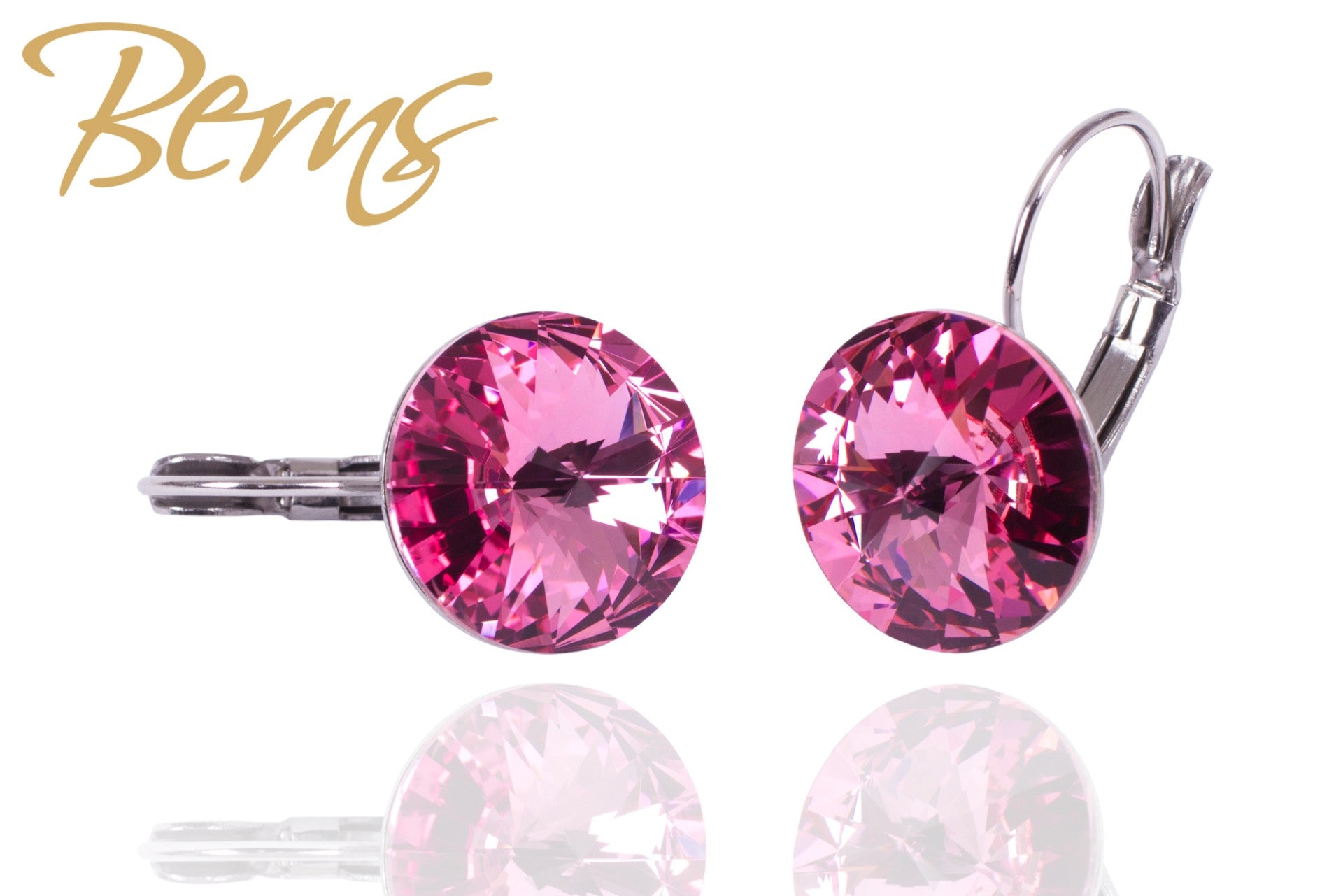 Berns Ohrringe Xirius EARRING  FR. GALAXY ROSE 14 14mm