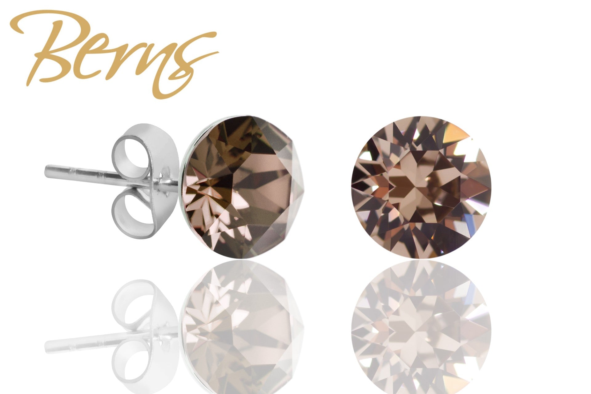 Berns Ohrringe Xirius EARRING  XIRIUS GREI SS39 8mm