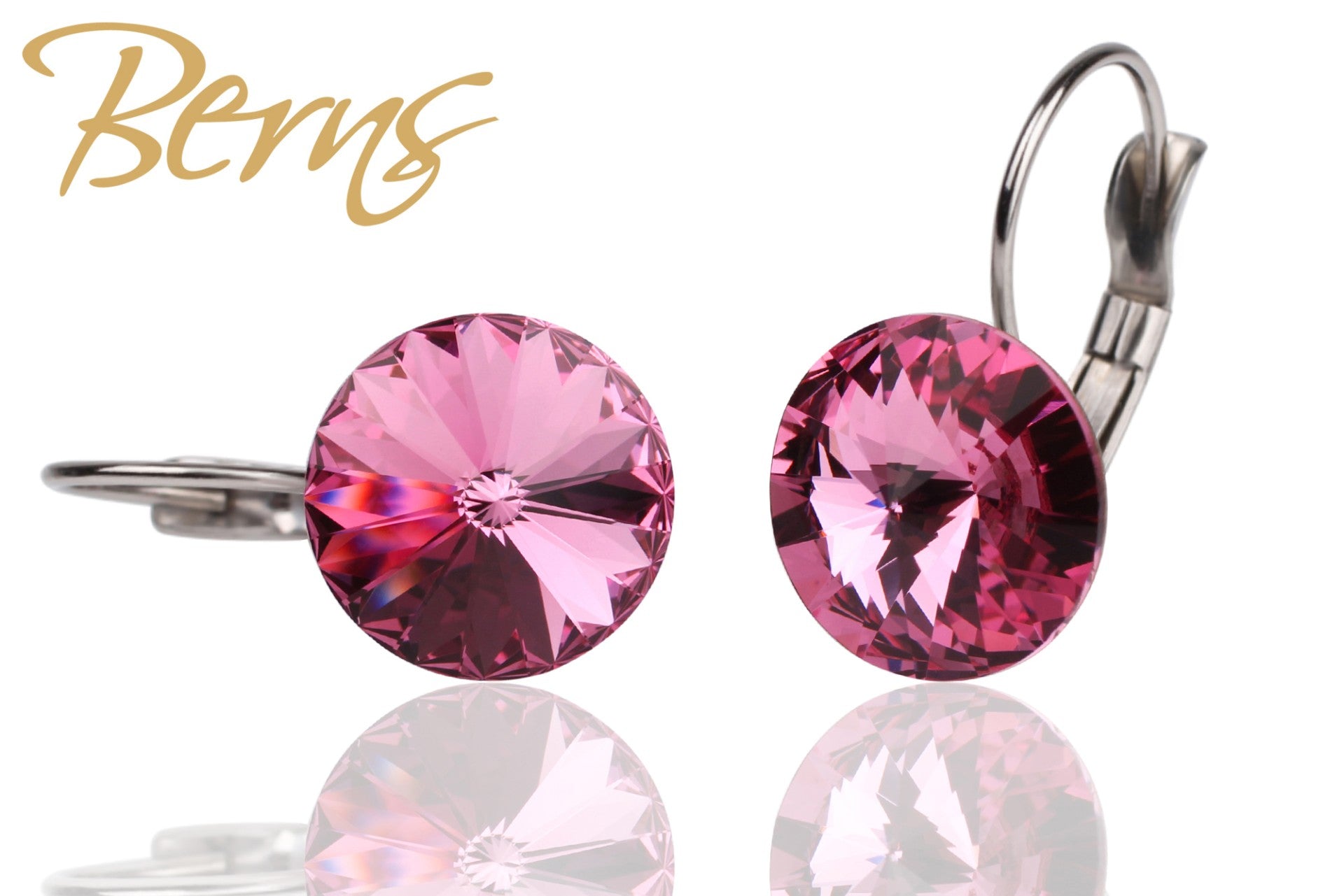 Berns Ohrringe Xirius EARRING  FR. GALAXY ROSE 12 12mm