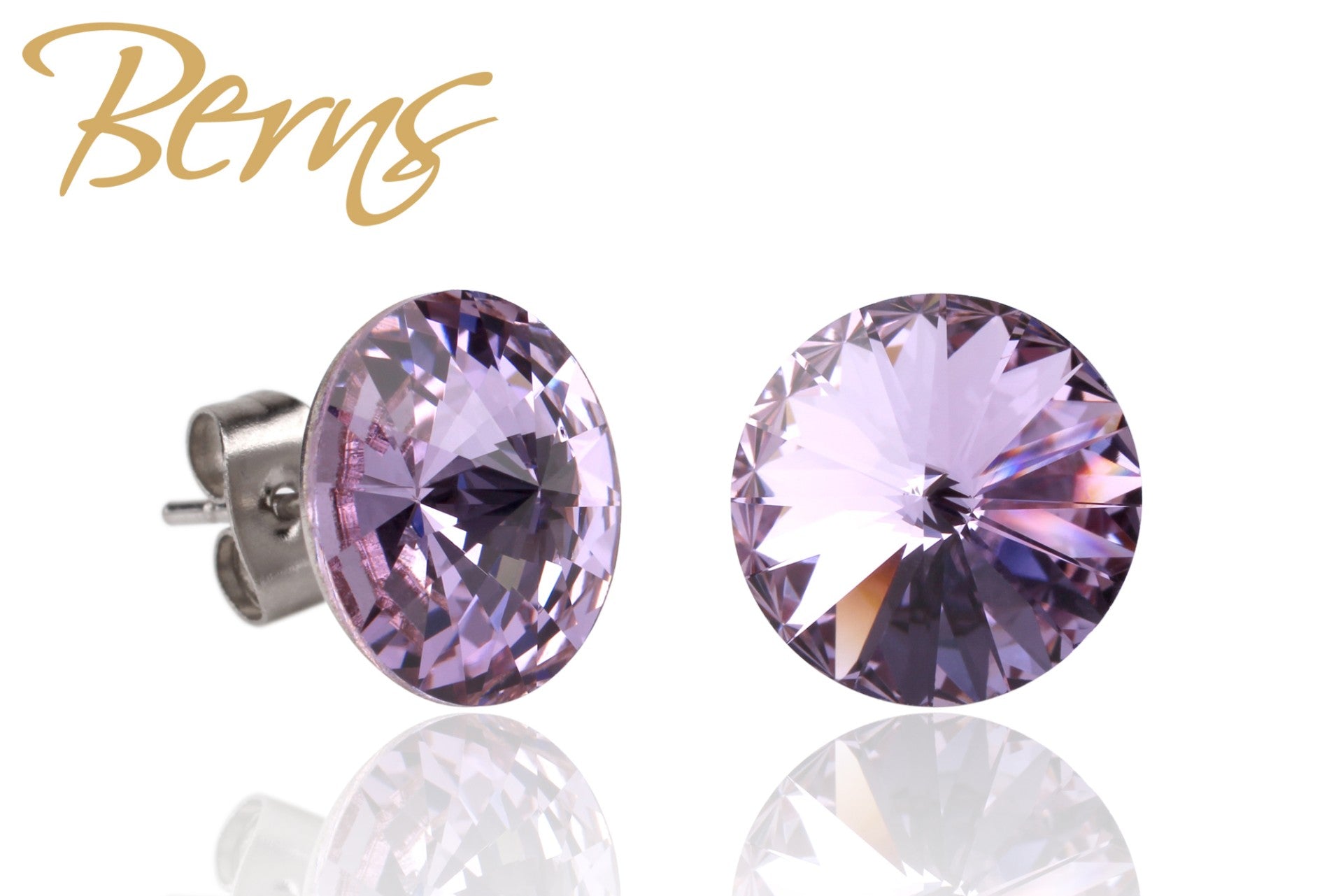 Berns Ohrringe Xirius EARRING  GALAXY VIOL 12 12mm