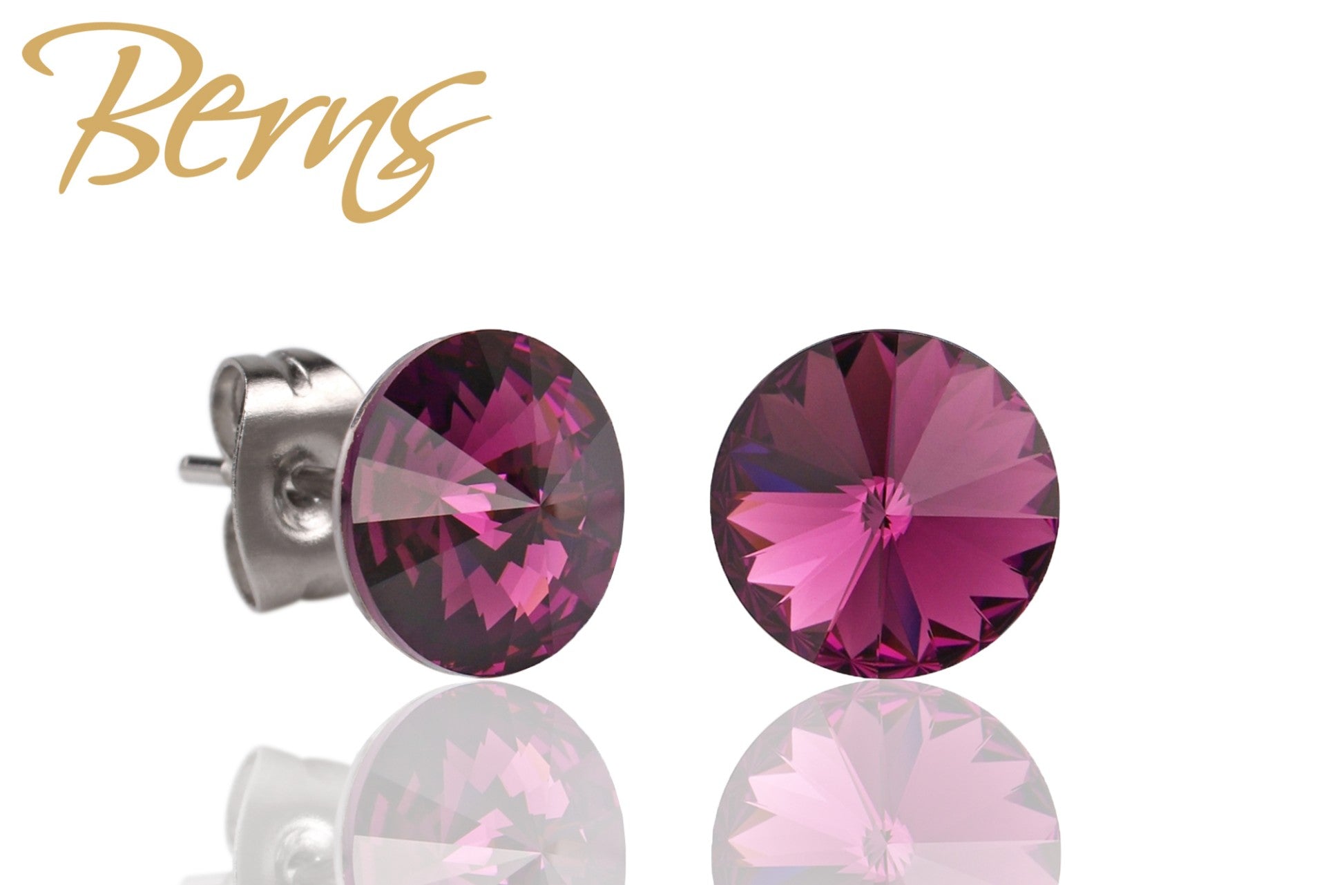 Berns Ohrringe Xirius EARRING  GALAXY AMET 39 8mm