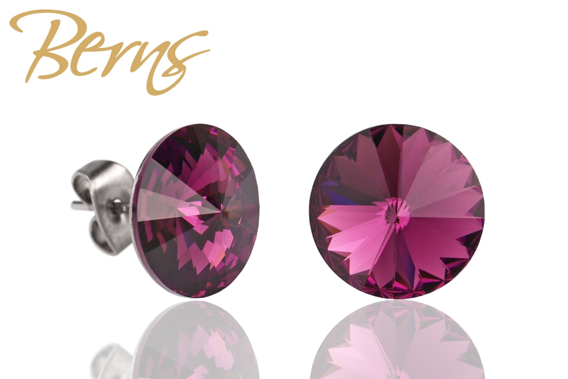Berns Ohrringe Xirius EARRING  GALAXY AMET 12 12mm
