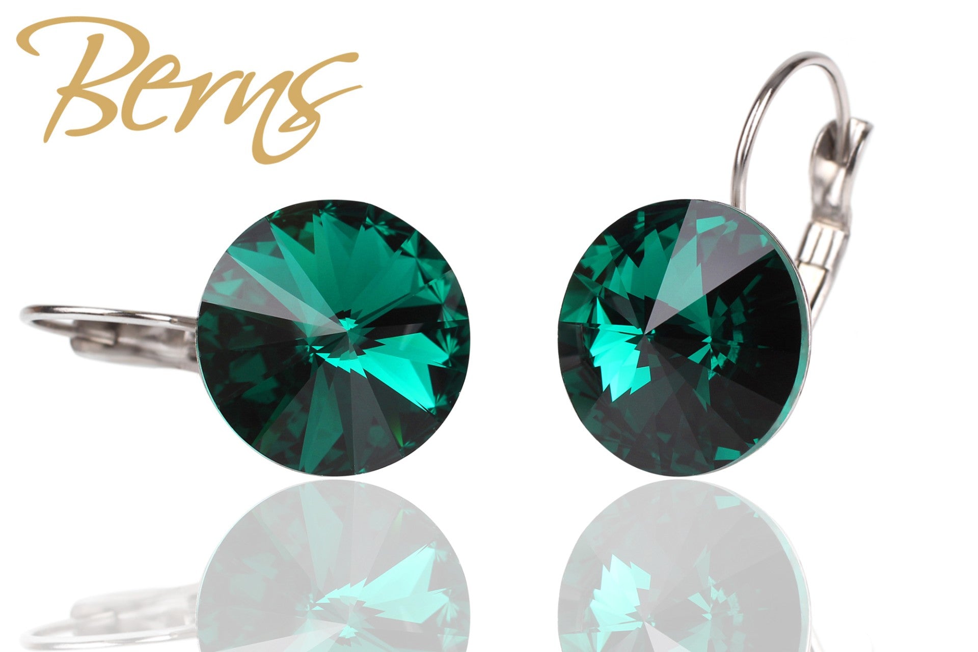 Berns Ohrringe Xirius EARRING  FR. GALAXY EMER 14 14mm