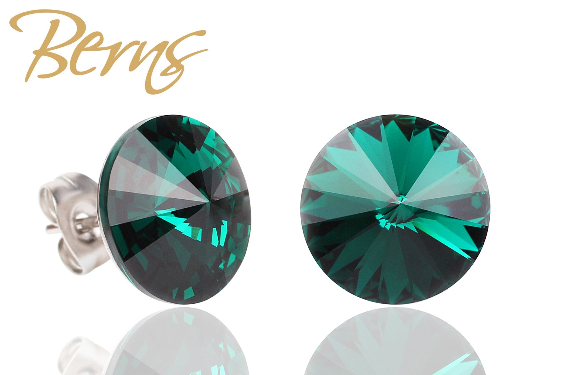 Berns Ohrringe Xirius EARRING  GALAXY EMER 14 14mm
