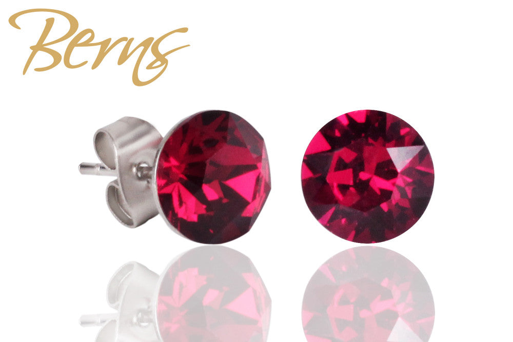Berns Ohrringe Xirius EARRING  XIRIUS RUBY SS39 8mm