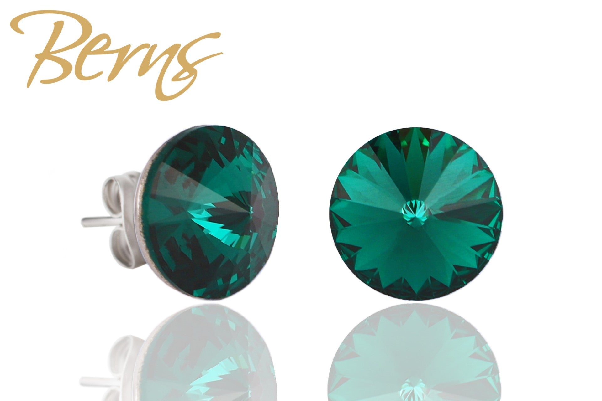 Berns Ohrringe Xirius EARRING  GALAXY EMER 10 10mm