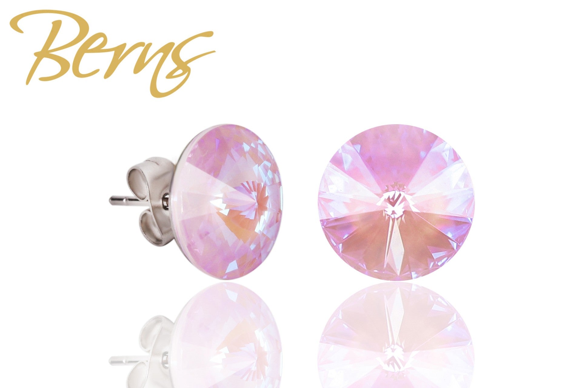 Berns Ohrringe Xirius EARRING  GALAXY D-LAVEND 12 12mm