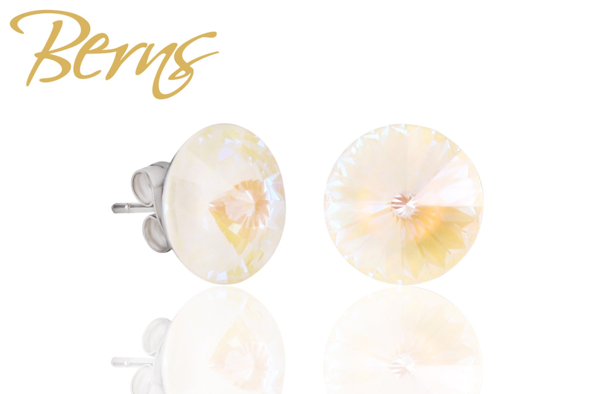 Berns Ohrringe Xirius EARRING  GALAXY D-LTGR 12 12mm
