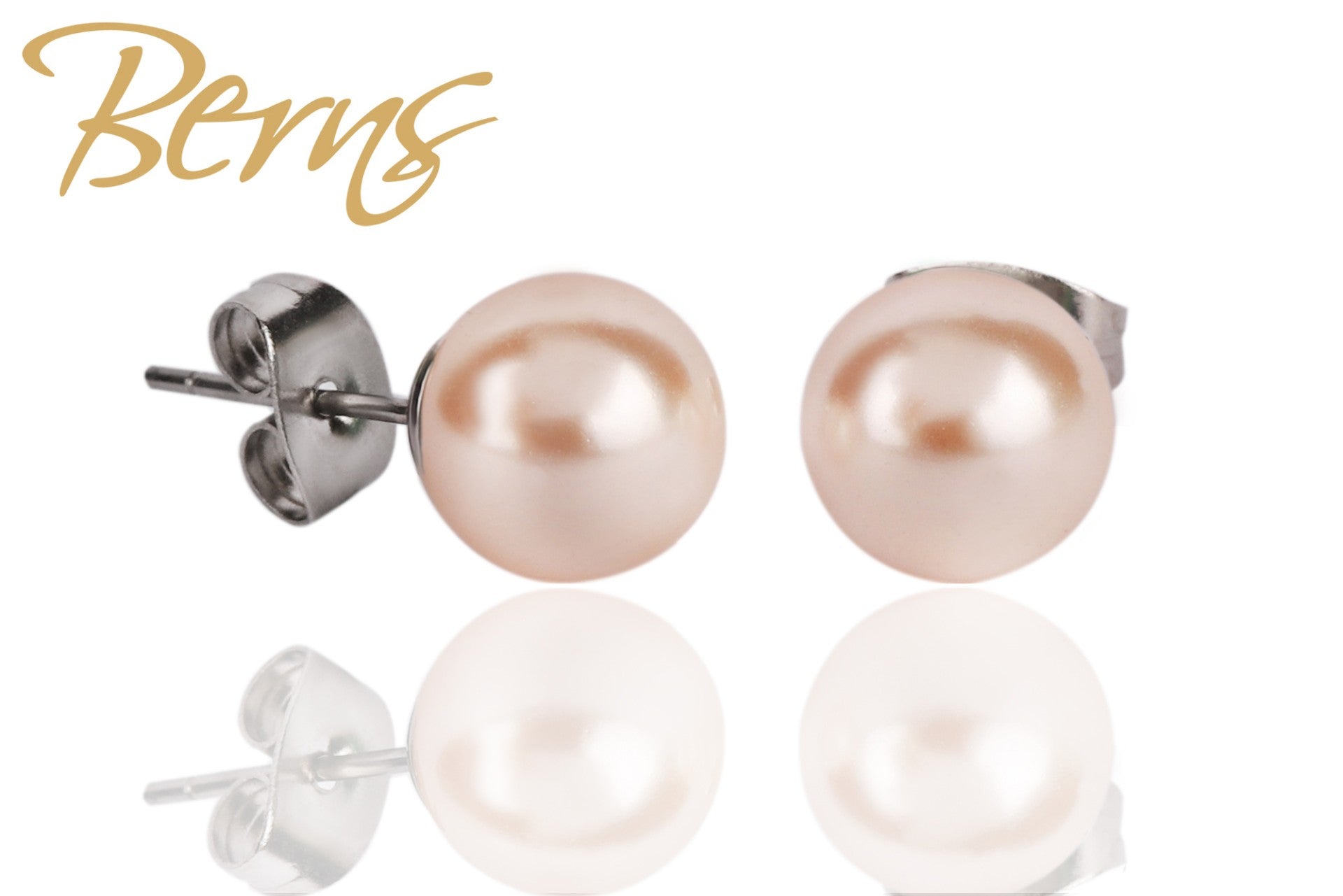 Berns Ohrringe Xirius EARRING CARIE PEACH 8 SS