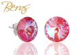 Berns Ohrringe Xirius EARRING  GALAXY D-R.RED 12 12mm
