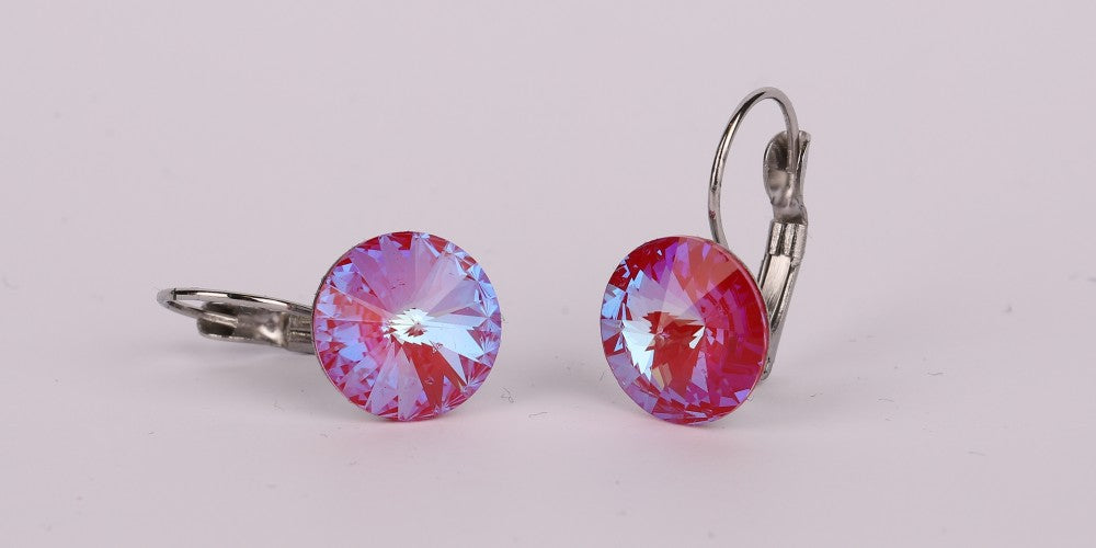 Berns Ohrringe Xirius EARRING  FR. GALAXY D-R.RED 12 12mm