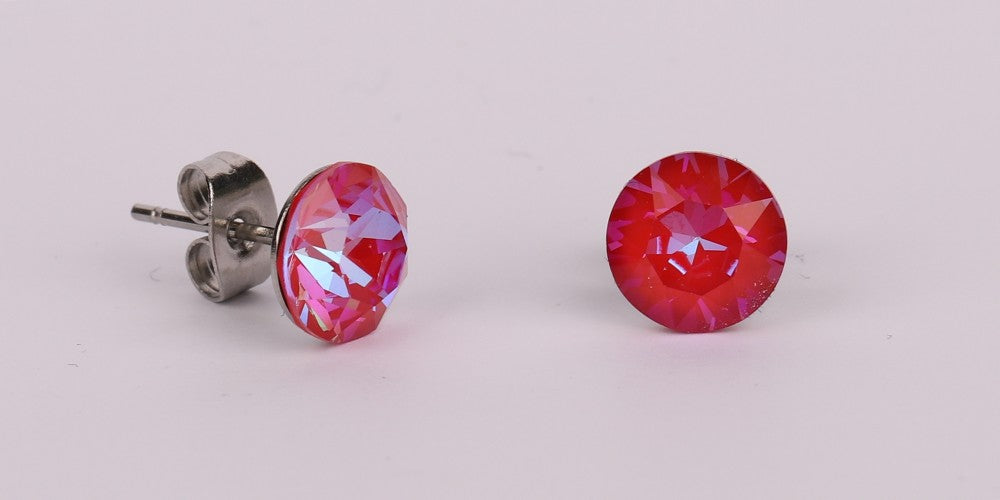 Berns Ohrringe Xirius EARRING  XIRIUS D-R.RED SS39 8mm