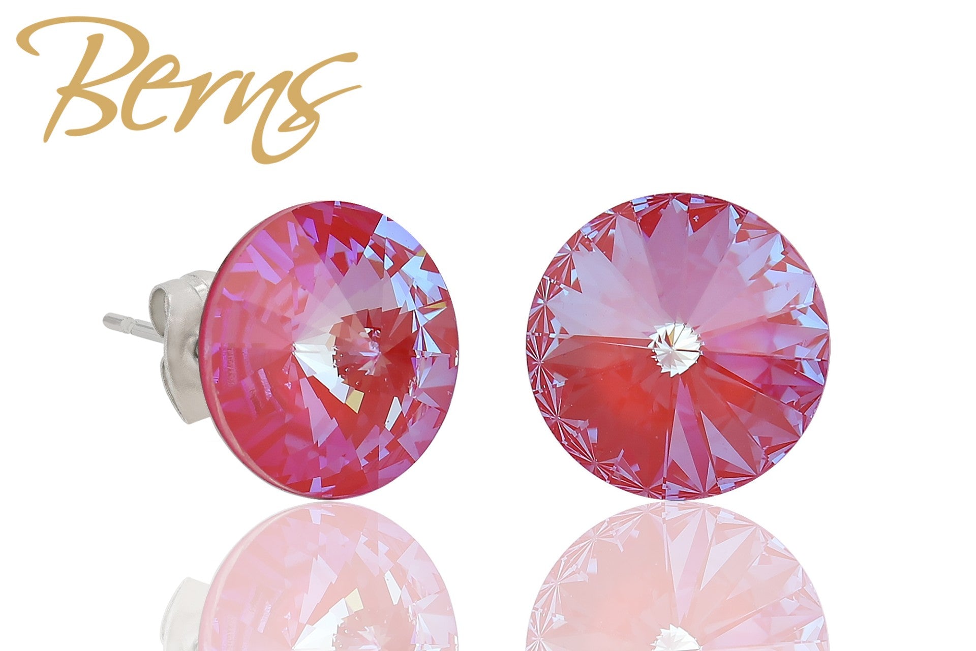 Berns Ohrringe Xirius EARRING  GALAXY D-LPINK 12 12mm