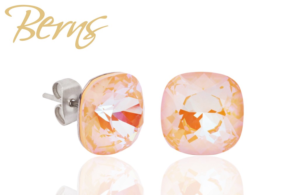 Berns Ohrringe Xirius EARRING YLA D-PEACH 12 SS 12mm