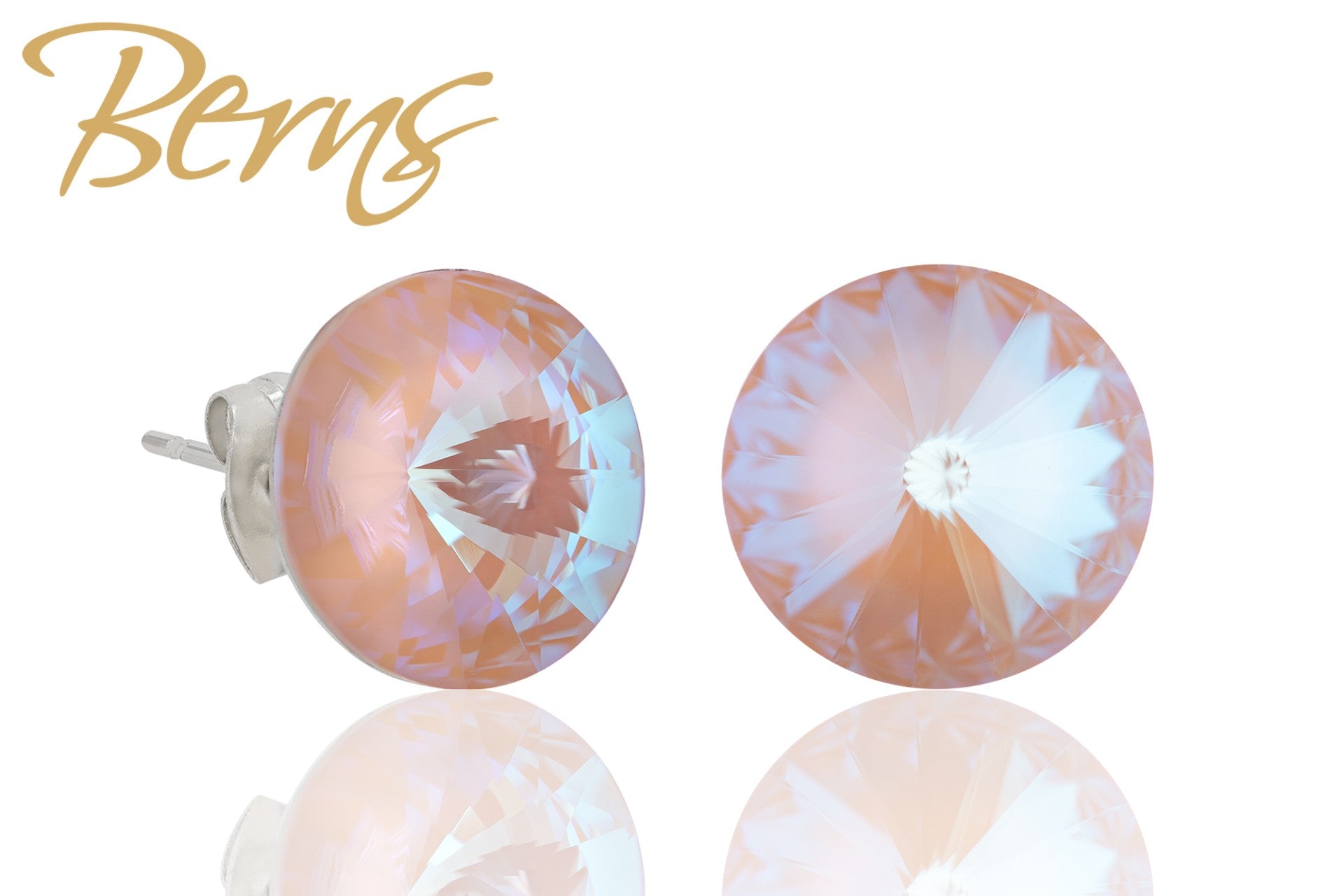 Berns Ohrringe Xirius EARRING  GALAXY D-DPINK 12 12mm