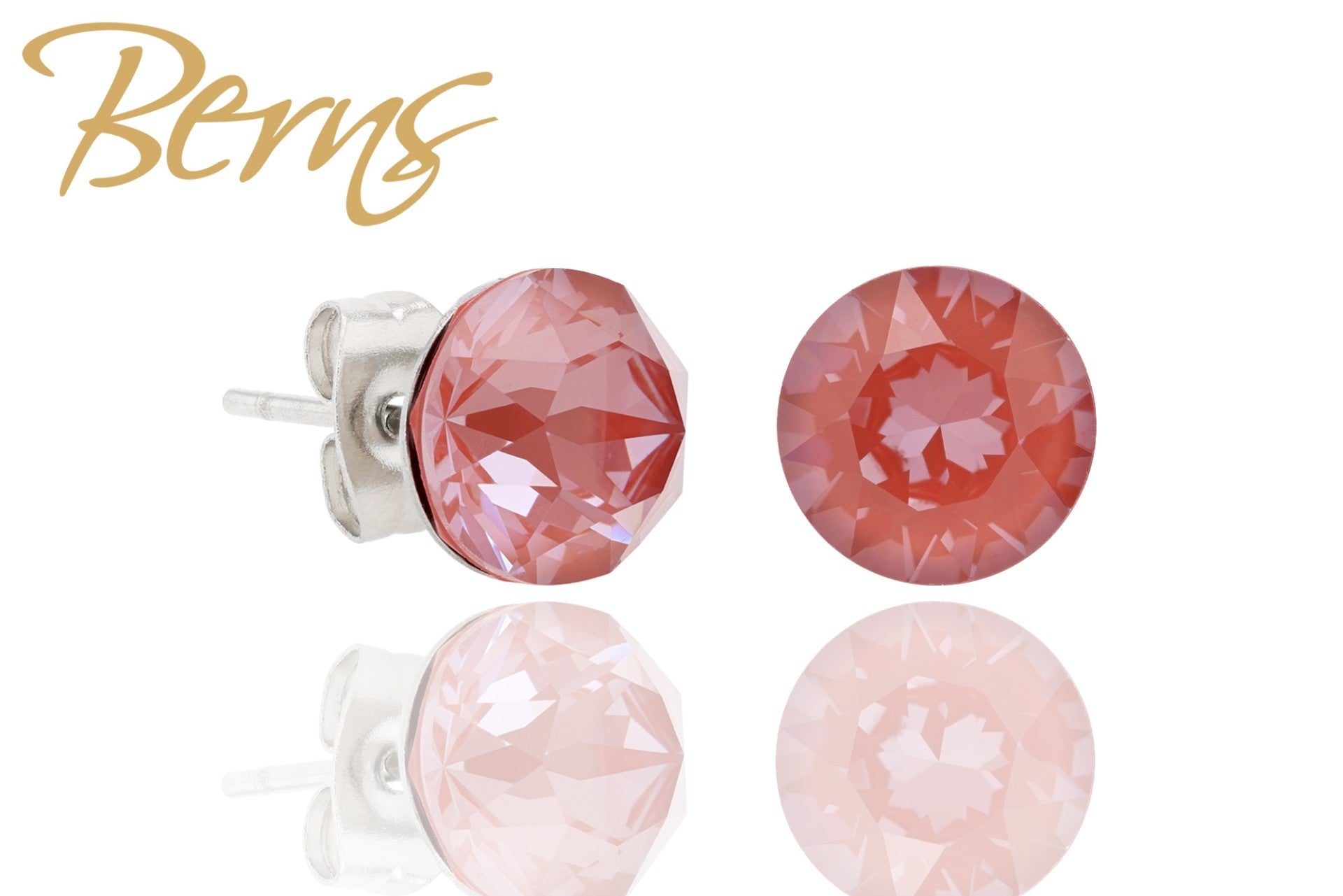 Berns Ohrringe Xirius EARRING  XIRIUS I-MAROON SS39 8mm