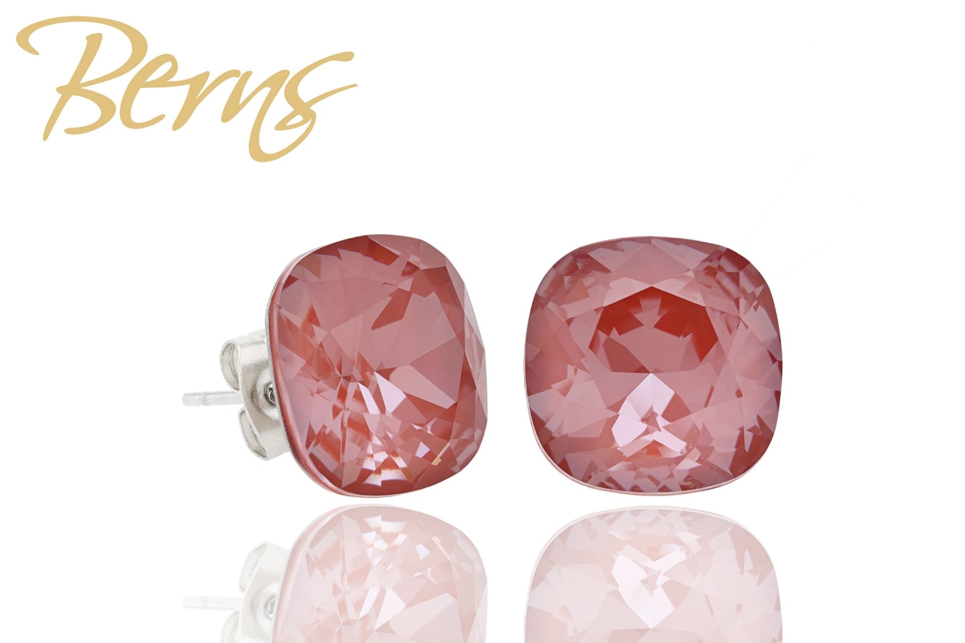 Berns Ohrringe Xirius EARRING  YLA I-MAROON 10 SS 10mm