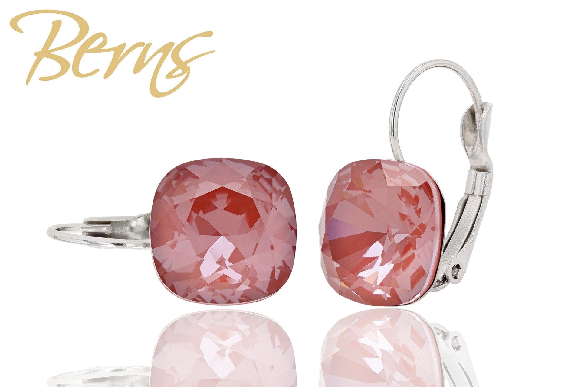 Berns Ohrringe Xirius EARRING FR. YLA I-MAROON 12 12mm
