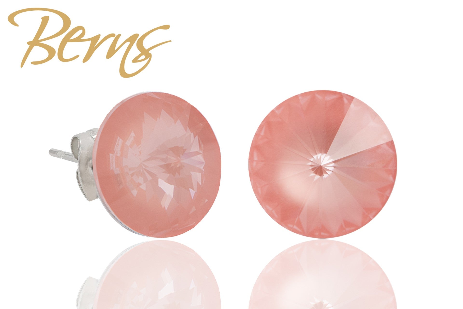 Berns Ohrringe Xirius EARRING  GALAXY I-FPINK 12 SS 12mm
