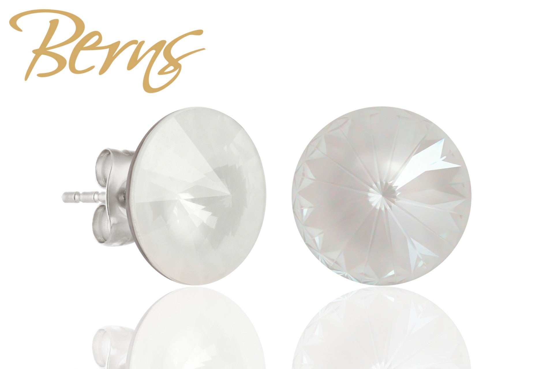 Berns Ohrringe Xirius EARRING  GALAXY I-EWHITE 12 SS 12mm