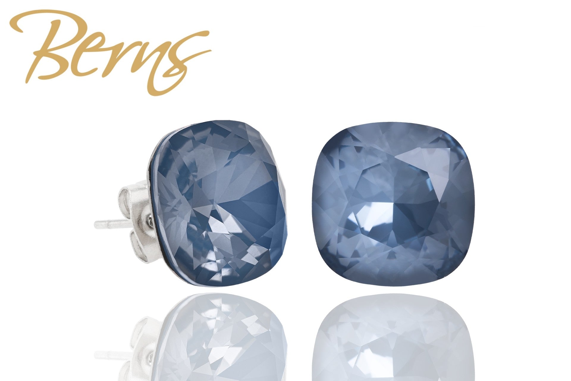 Berns Ohrringe Xirius EARRING YLA I-DENIM 12 SS 12mm