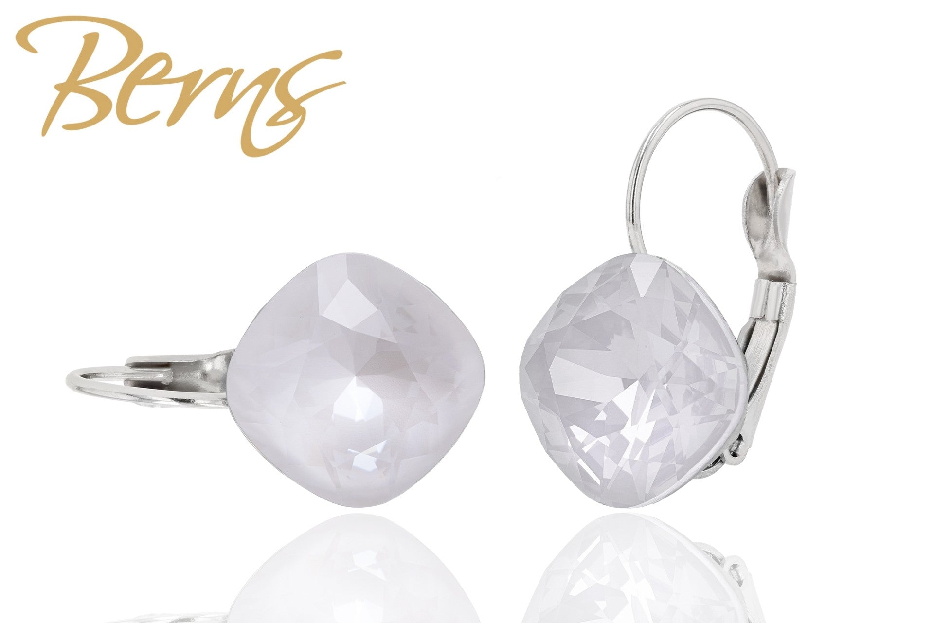 Berns Ohrringe Xirius EARRING FR. YLI I-EWHITE 12 12mm