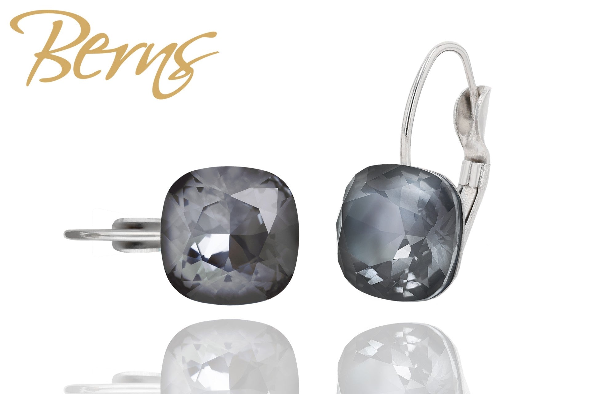 Berns Ohrringe Xirius EARRING  FR. YLA I-DKGR 10 SS 10mm