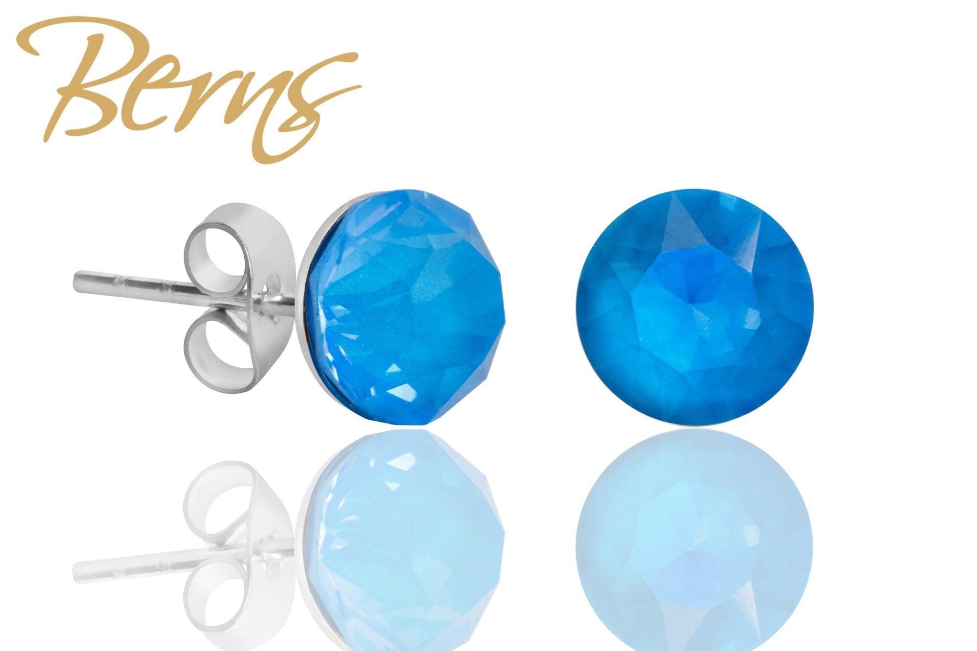 Berns Ohrringe Xirius OHRRINGE XIRIUS I-E.BLUE 8 MM